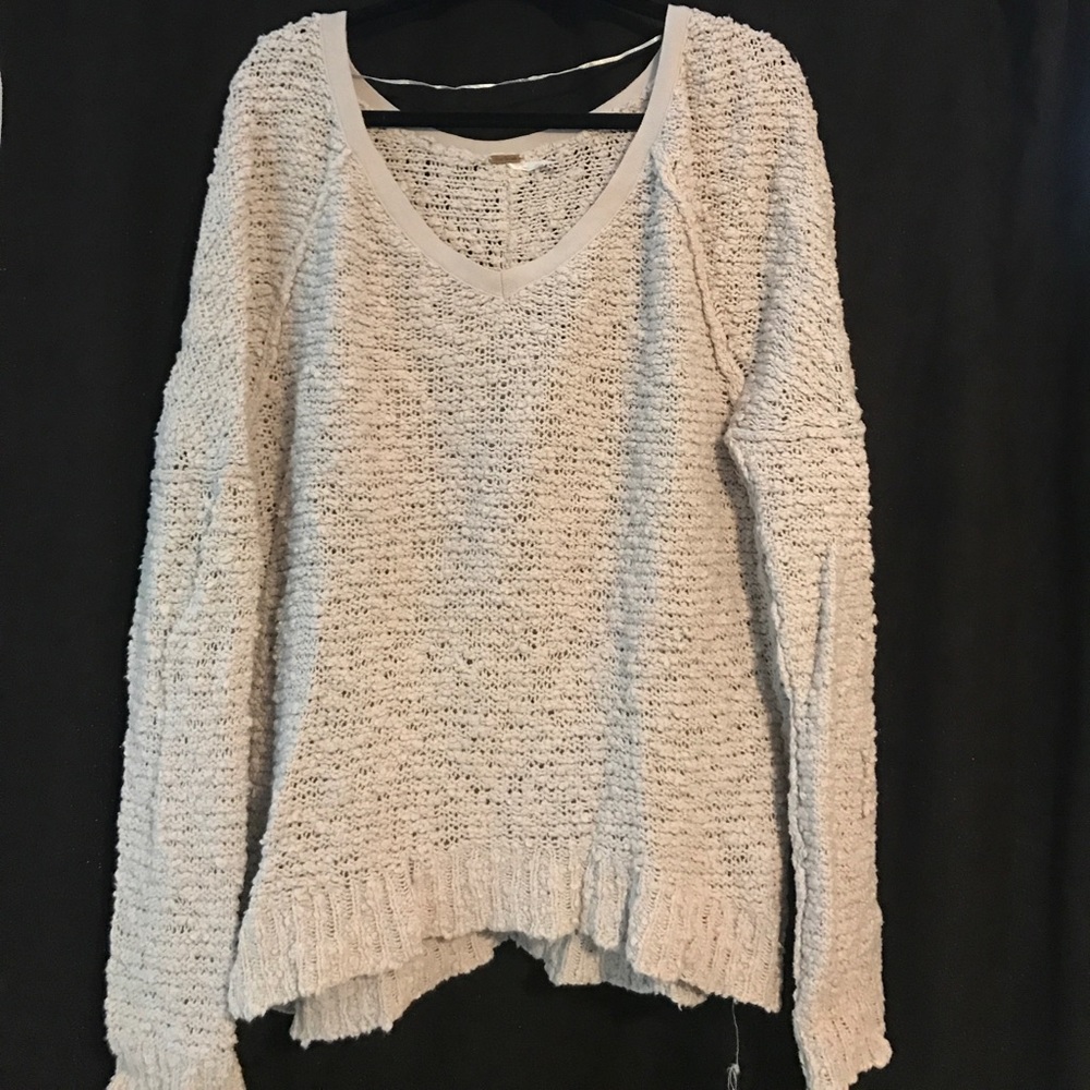 Gray Free People Sweater Size M